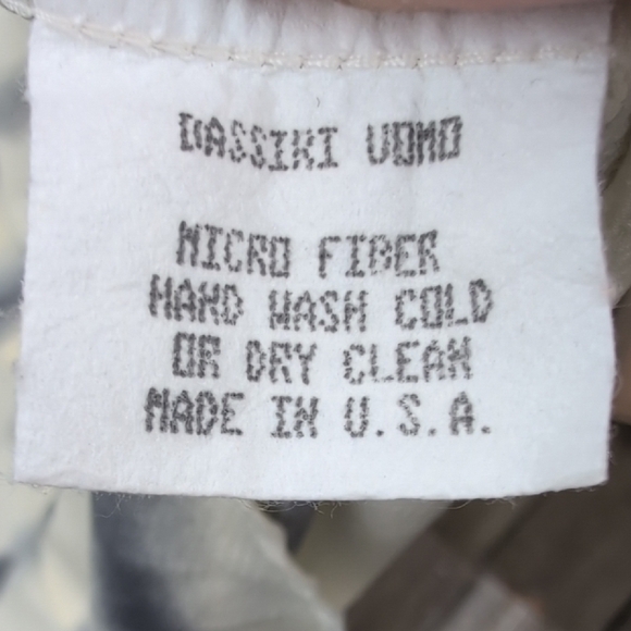 Bass Men's Casual Shirt with Black and Cream Stripes - Picture 4 of 4